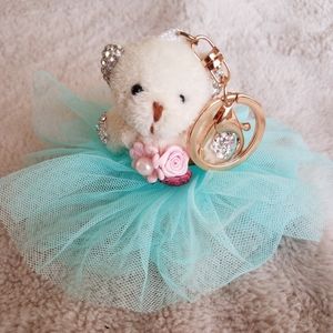 Teddy bear key chain/ purse/ phone accessory